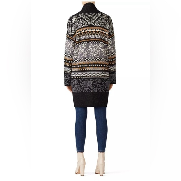 Fuzzi Nordique Cardigan in Black - Size M - Picture 3 of 15